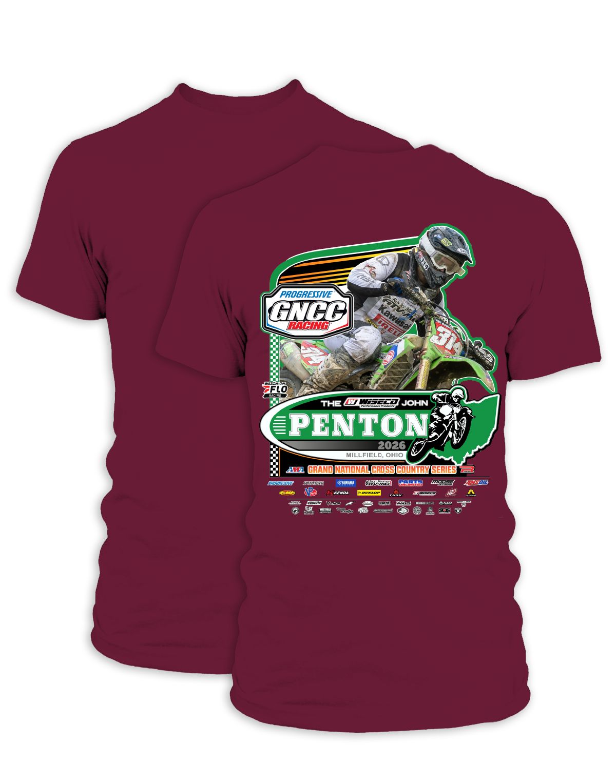 26 GNCC John Penton Event Tee Bike