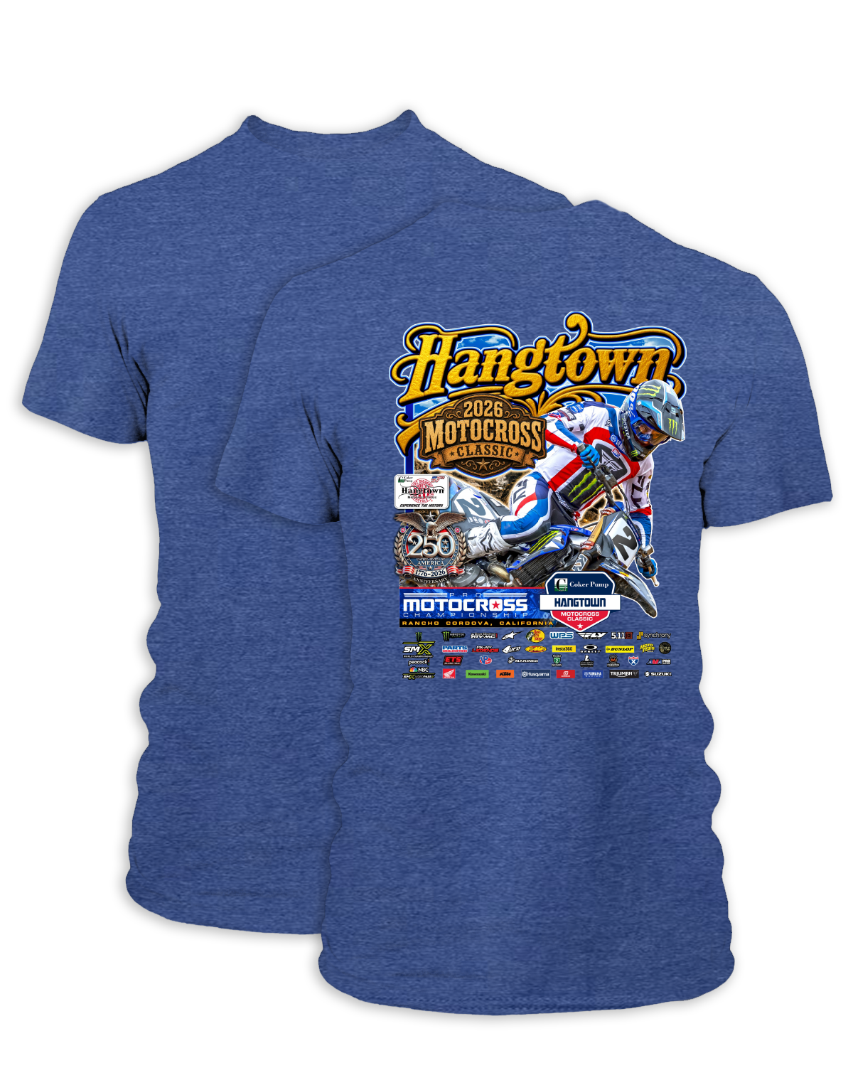 26 MX Hangtown Event  T-Shirt Adult Main