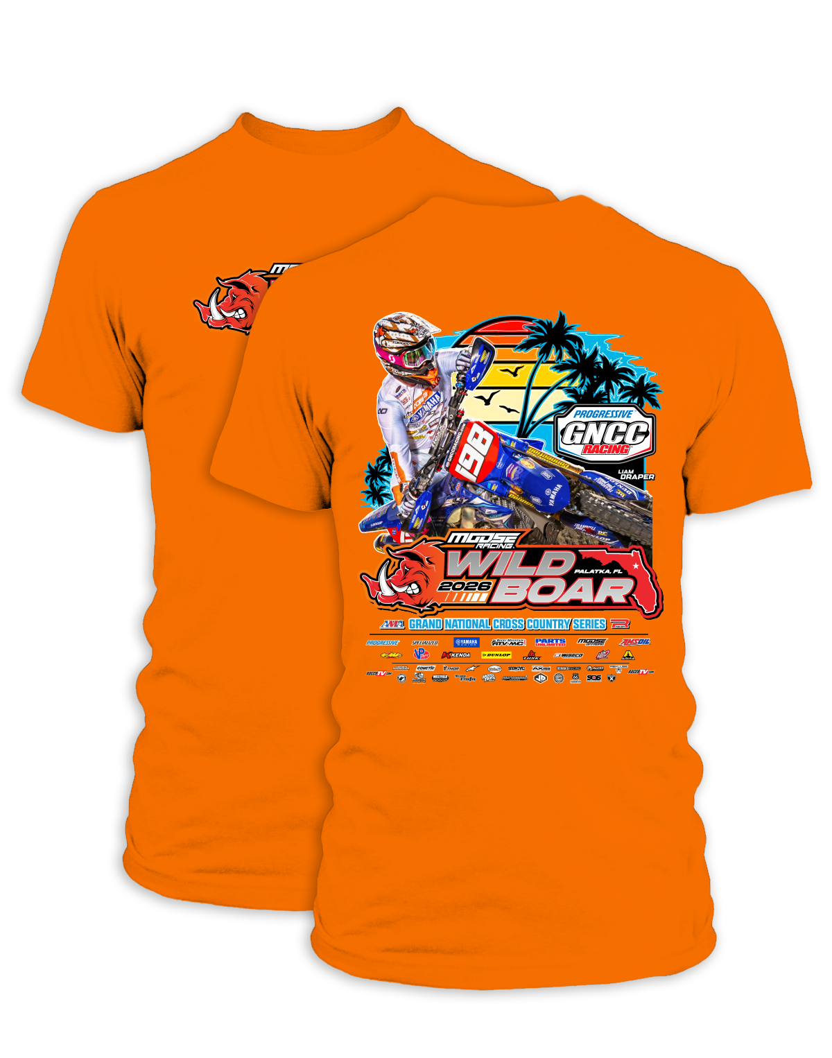 26 GNCC Wild Boar Event Tee Bike