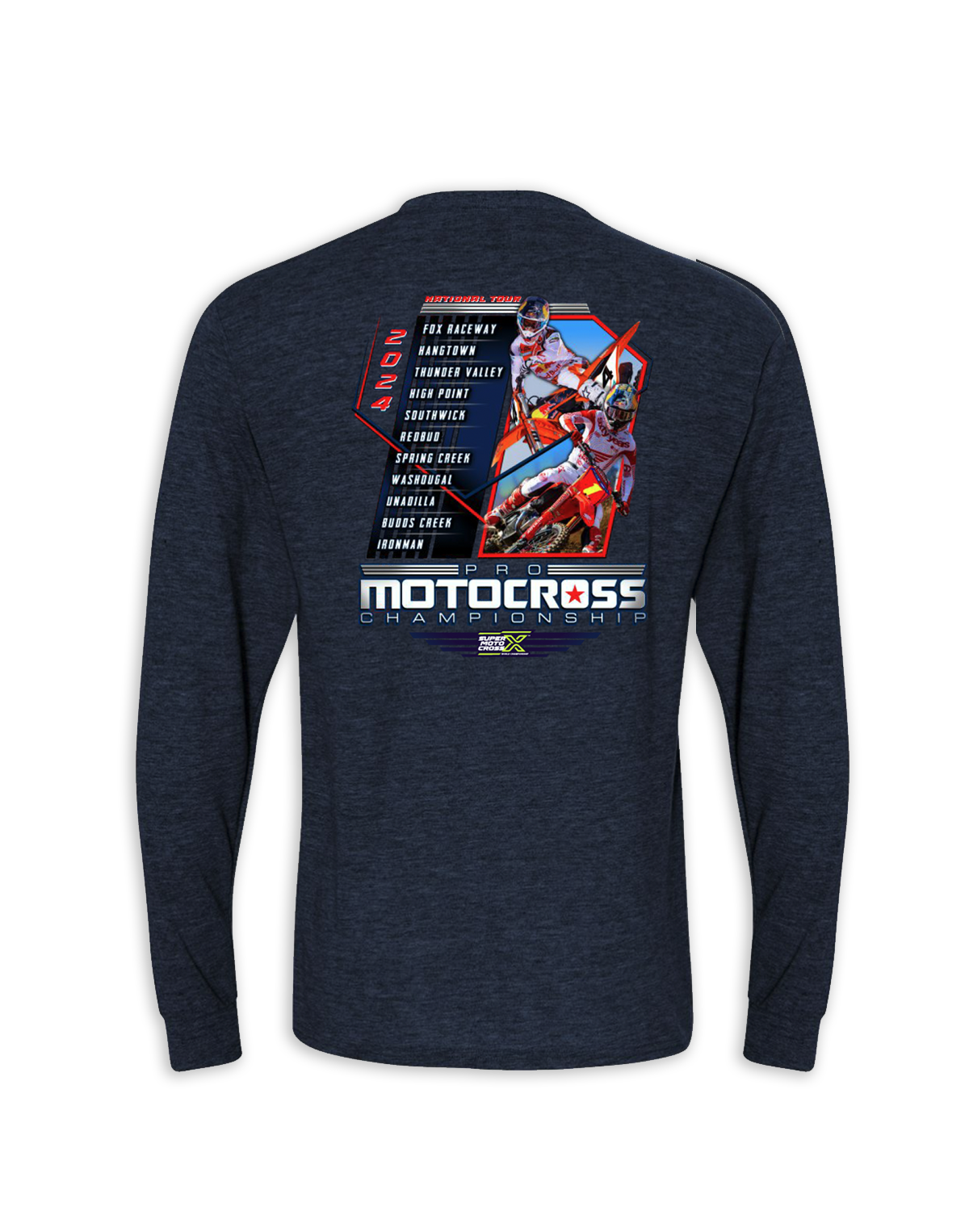 2024 MX Series Tour Adult Navy Long Sleeve