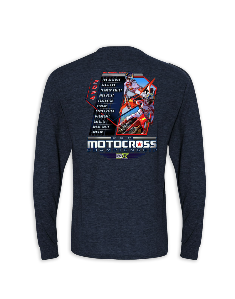 2024 MX Series Tour Adult Navy Long Sleeve