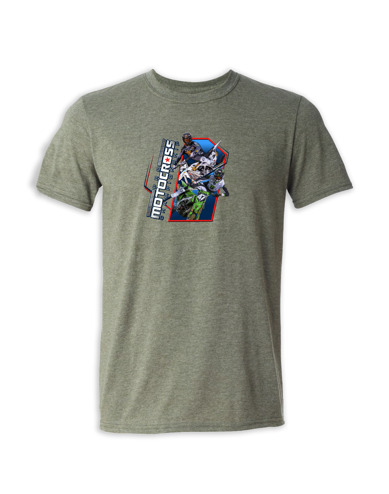 2024 MX Series Adult Tour Military Green Tee