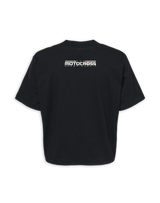 2024 MX Series Ladies Boxy Crop Black Tee