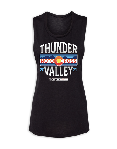 2024 MX Thunder Valley Womens Black Tank
