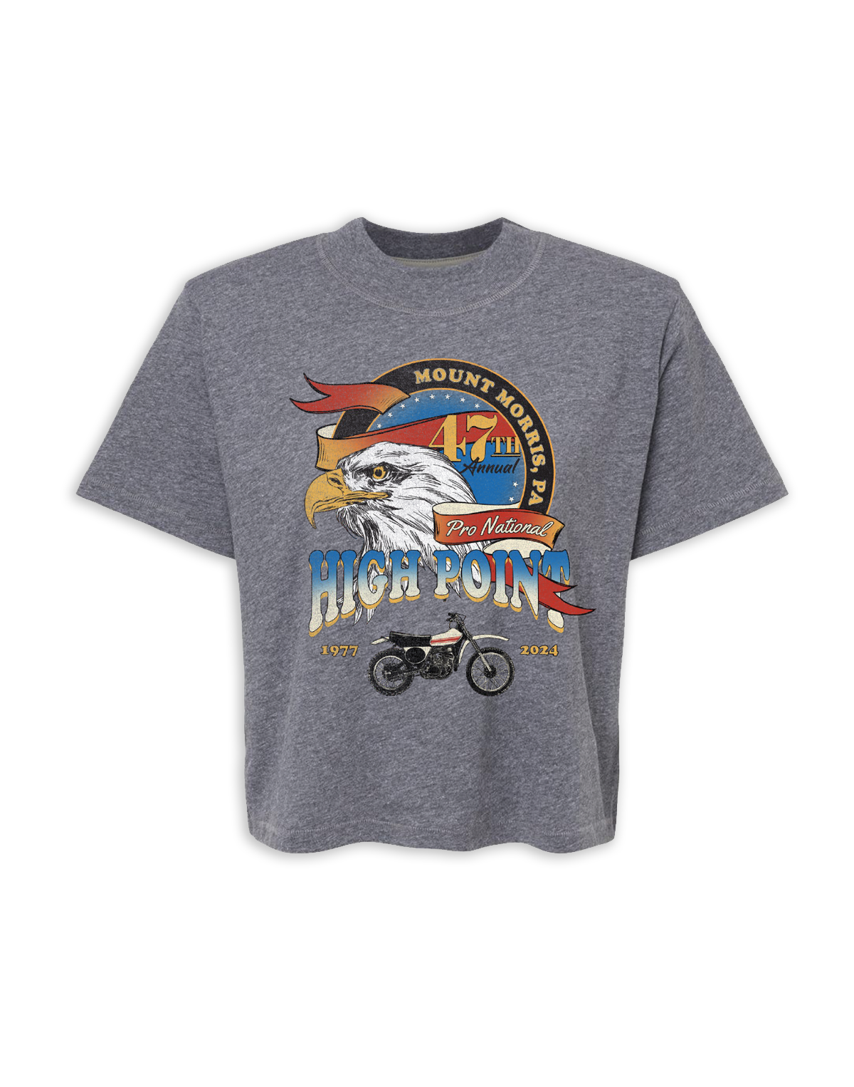 2024 MX High Point Life & Liberty Women's Crop Tee