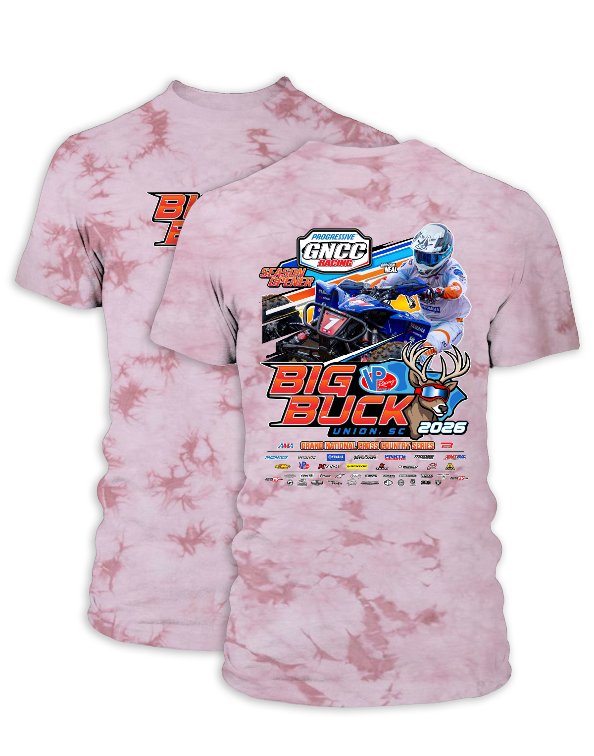26 GNCC Big Buck Event Tee ATV
