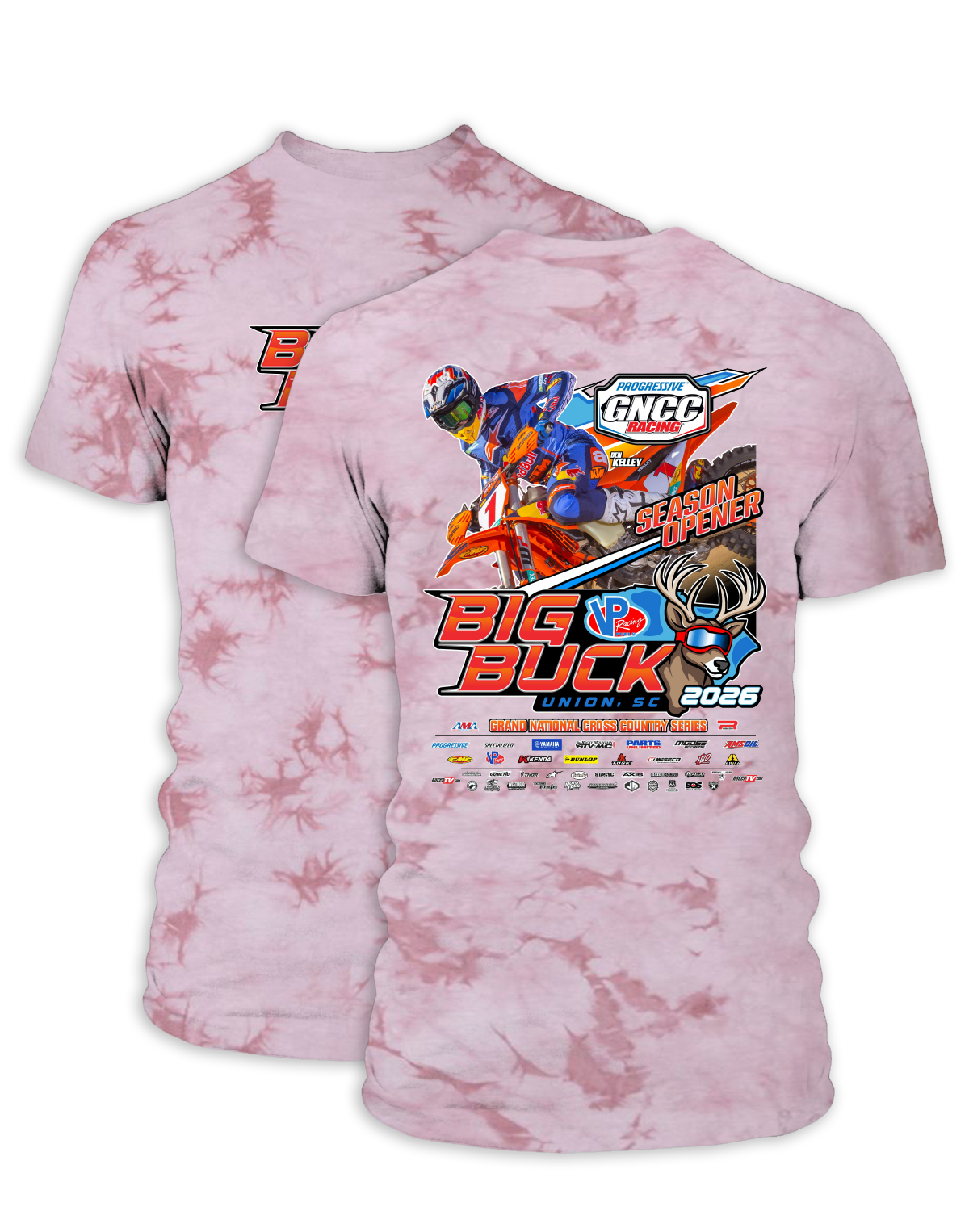 26 GNCC Big Buck Event Tee Bike