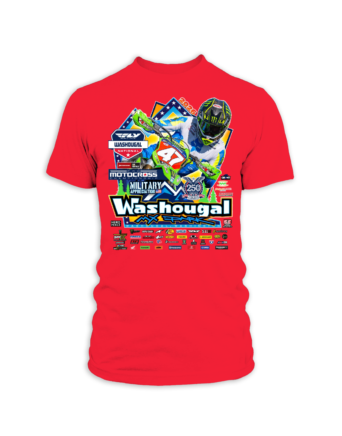 26 MX Washougal Youth Event T-Shirt