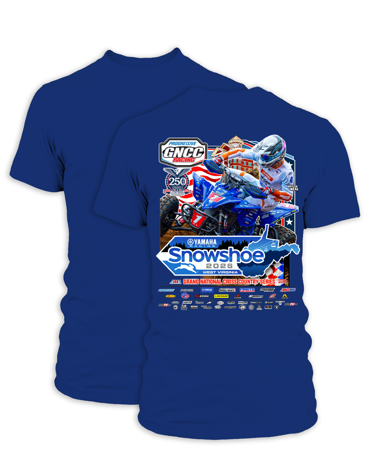 26 GNCC Snowshoe Event Tee ATV