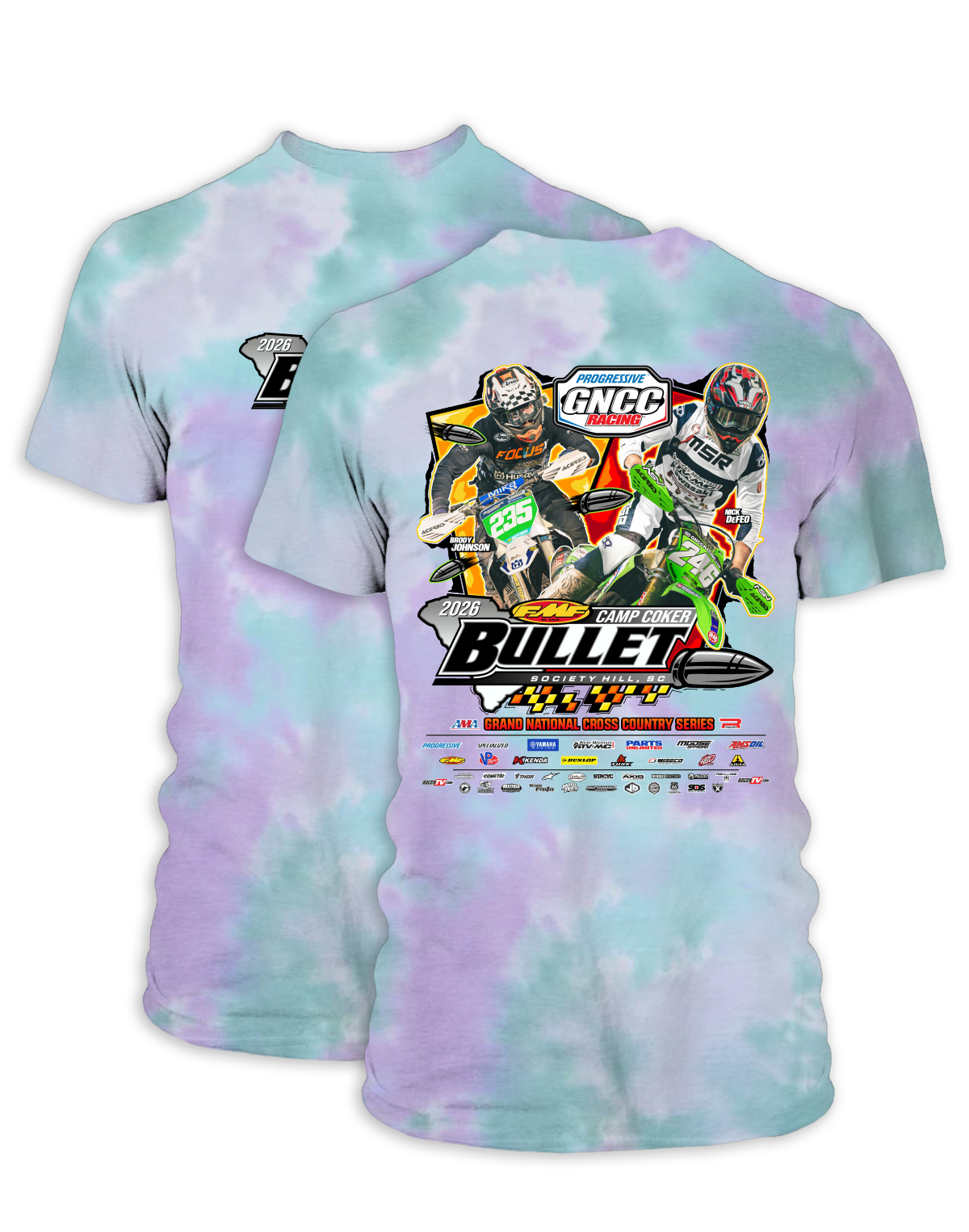 26 GNCC Camp Coker Event Tee Bike