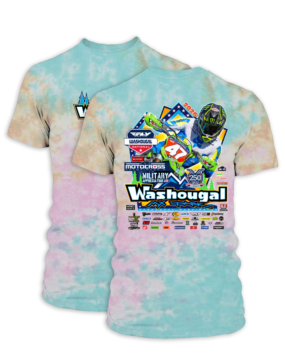 26 MX Washougal Main Adult Event T-Shirt