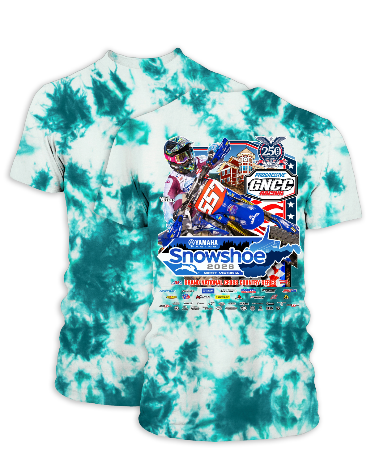 26 GNCC Snowshoe Event Tee Bike