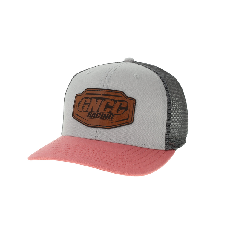 GNCC Series Legacy Mid-Pro Trucker Hat [Lt grey/Salmon/Dk grey]