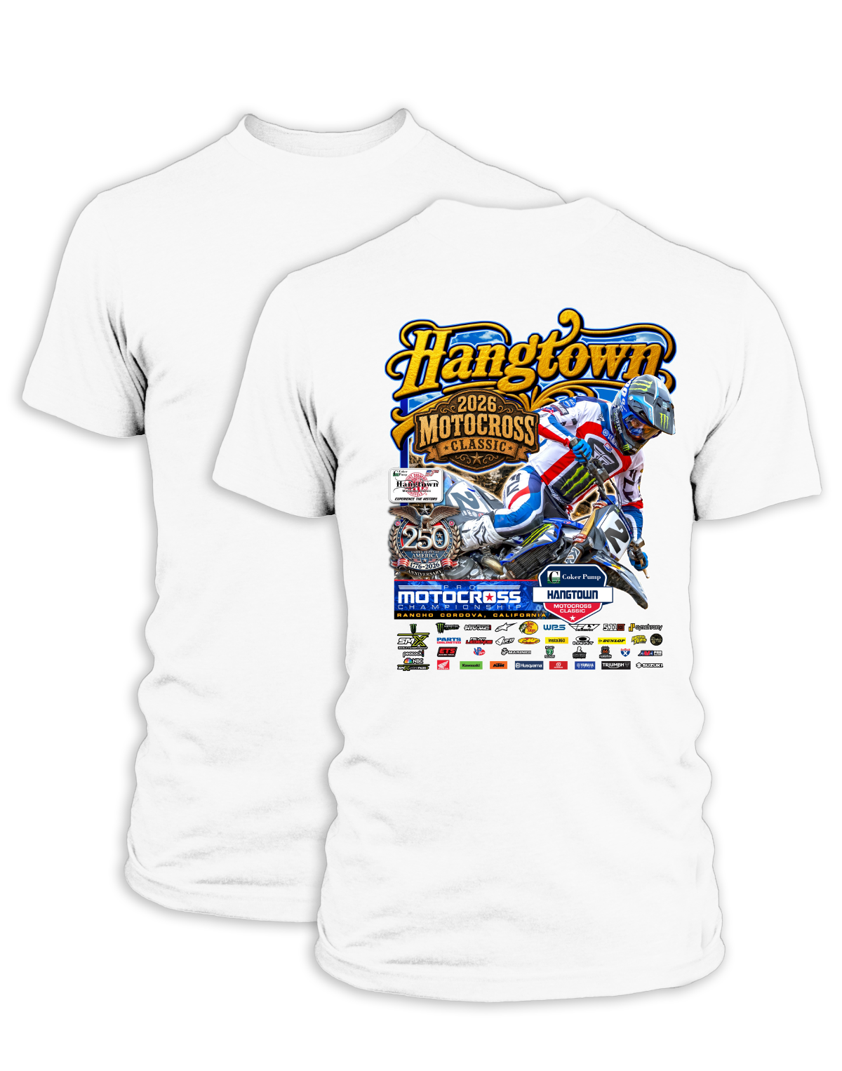 26 MX Hangtown Event  T-Shirt Adult Main