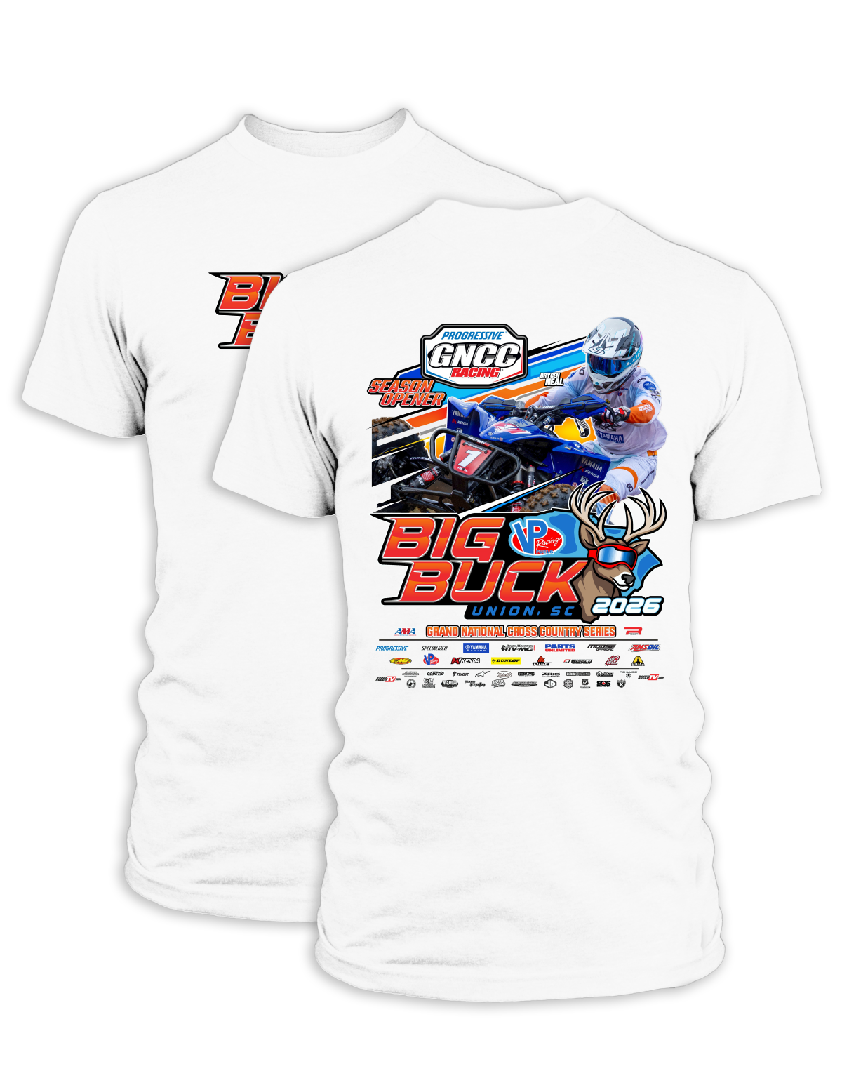 26 GNCC Big Buck Event Tee ATV