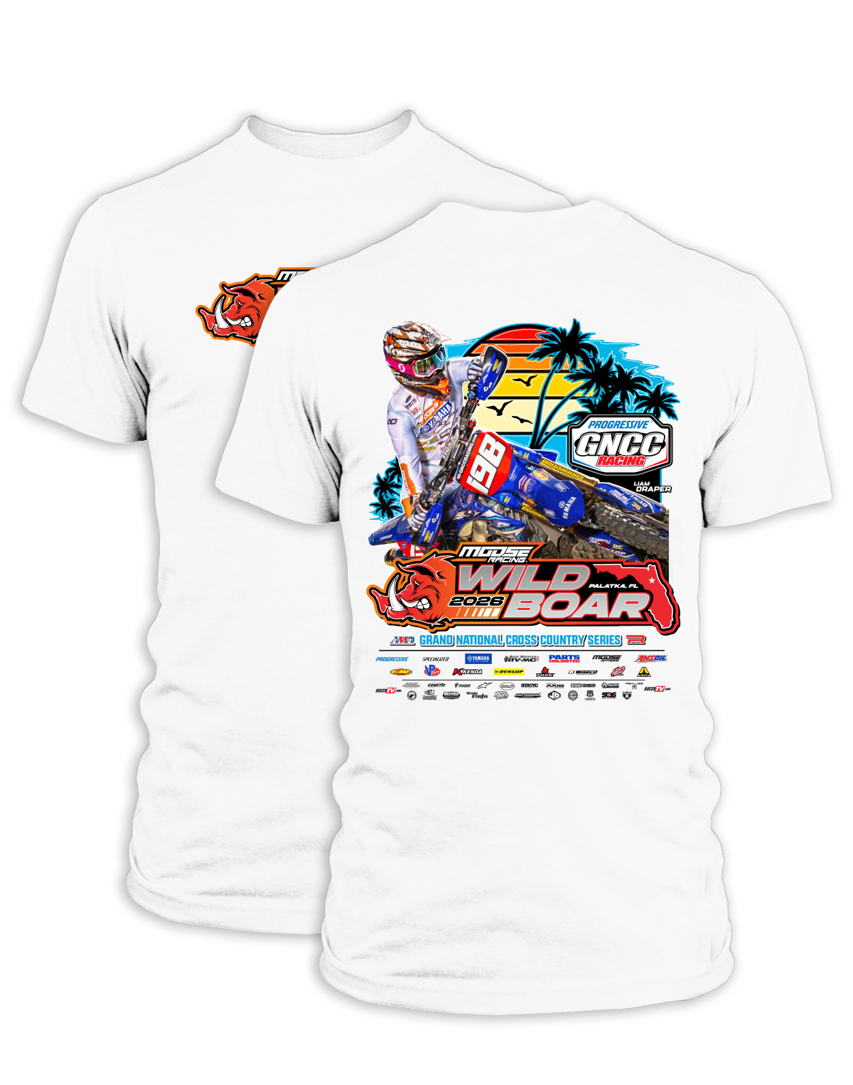 26 GNCC Wild Boar Event Tee Bike