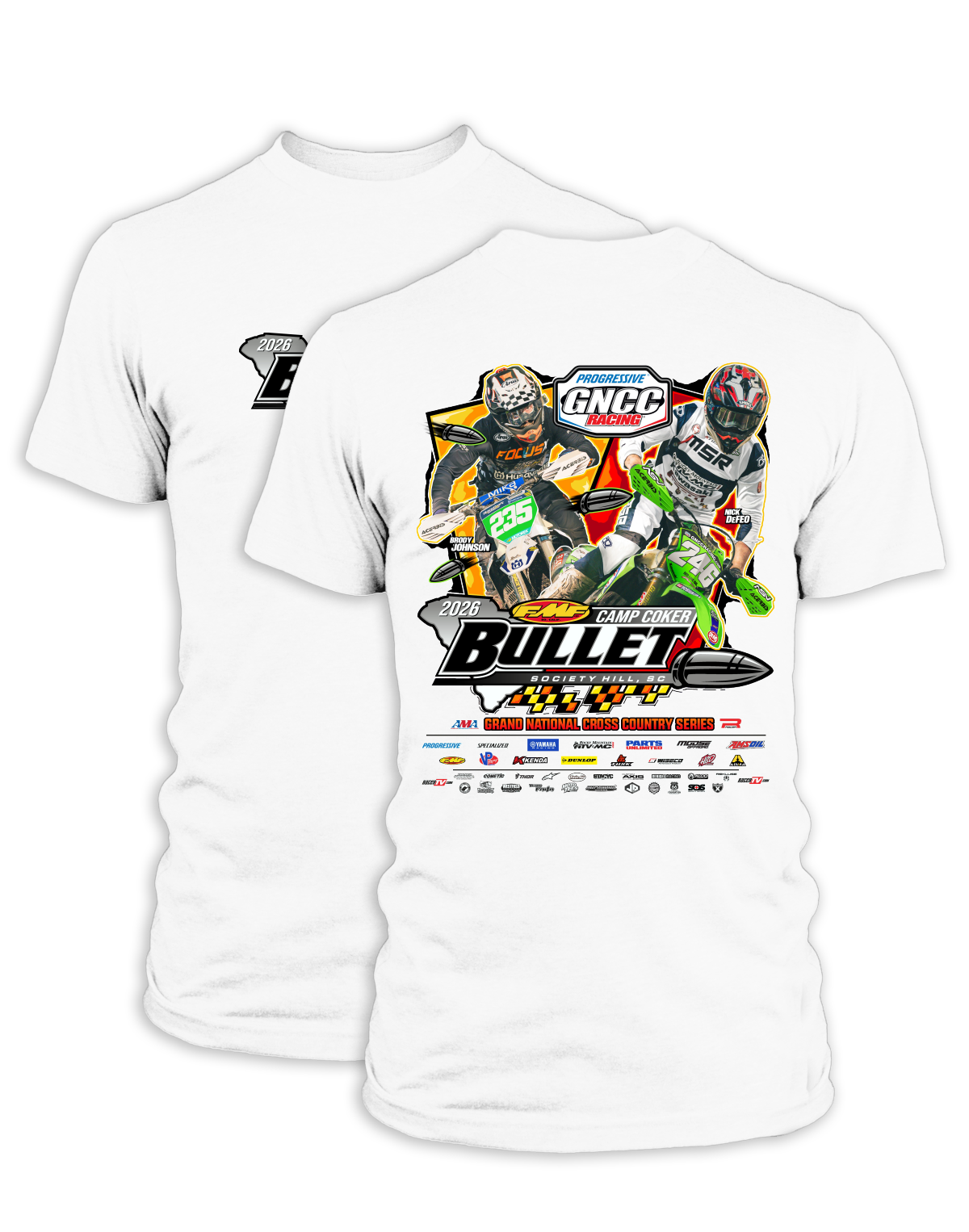 26 GNCC Camp Coker Event Tee Bike