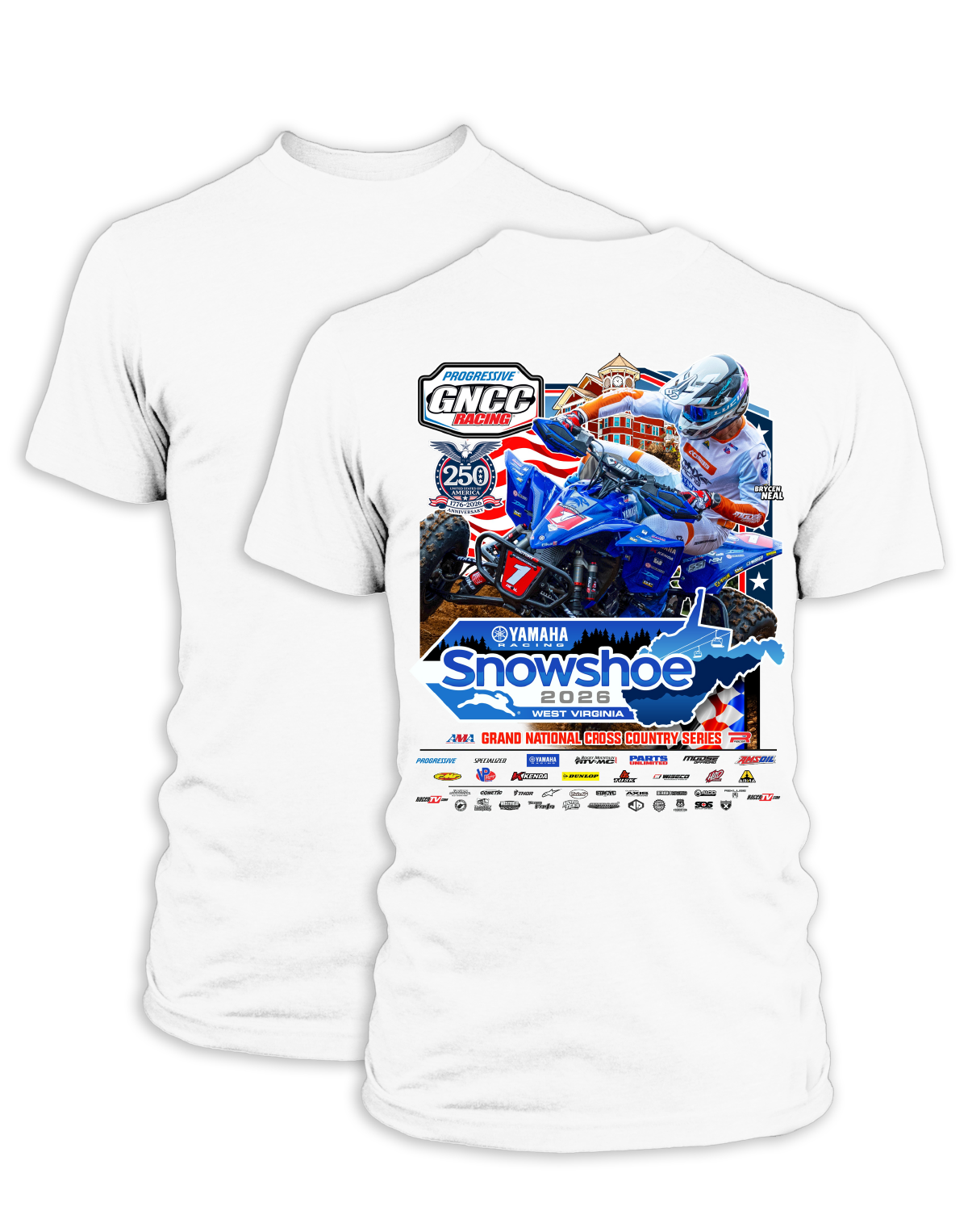 26 GNCC Snowshoe Event Tee ATV