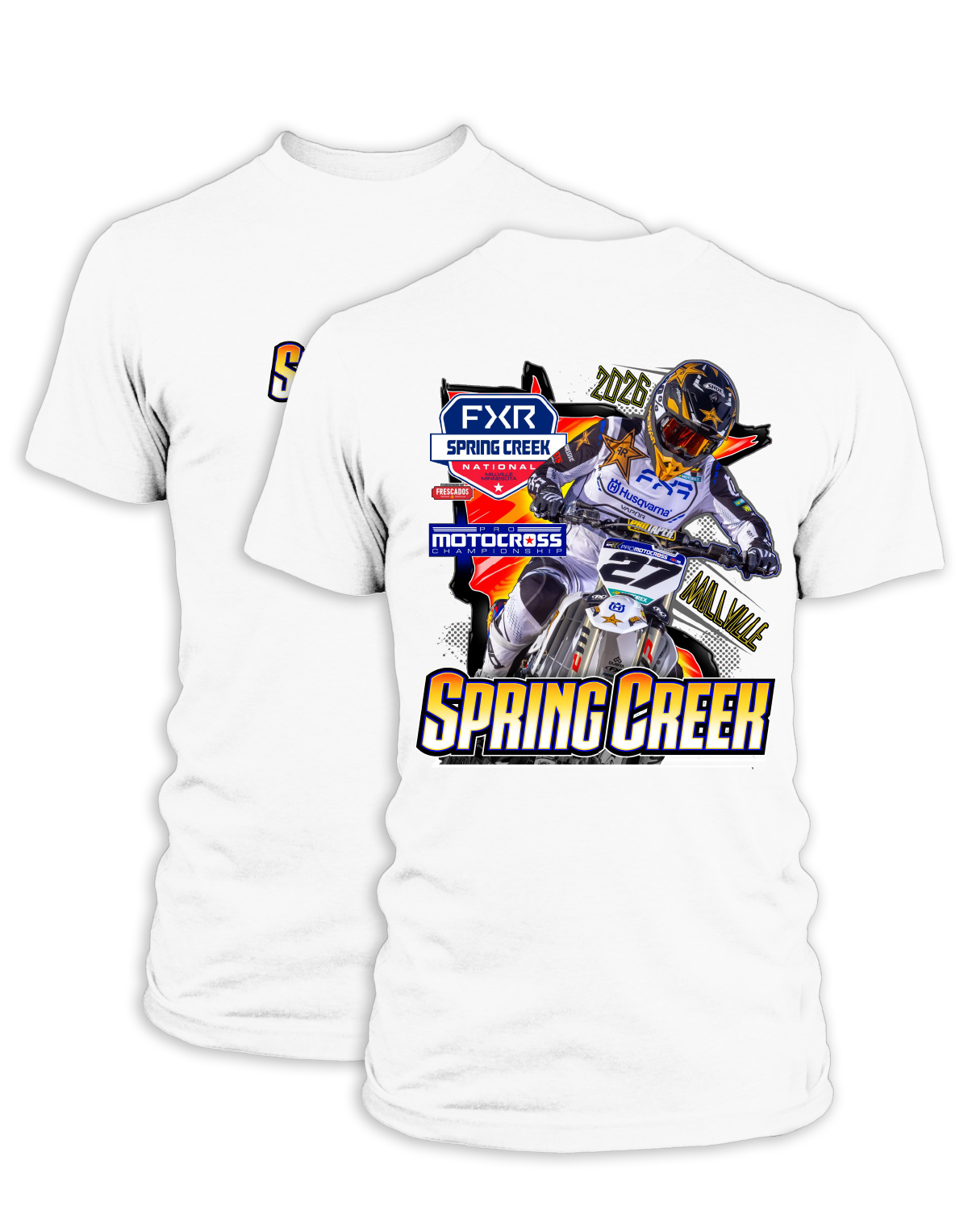 26 MX Spring Creek Main Adult Event T-Shirt