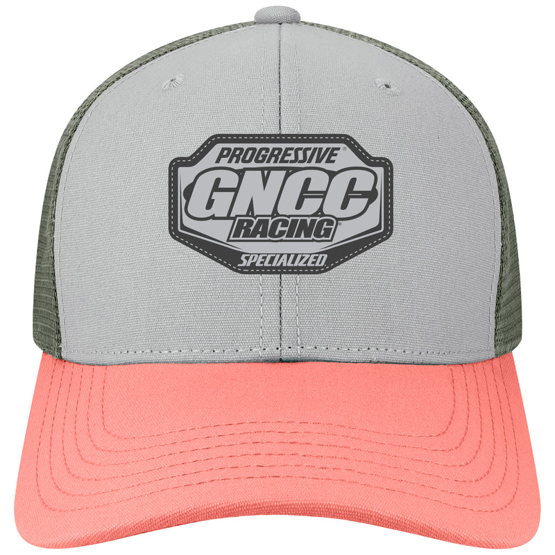 GNCC Series Legacy Mid-Pro Trucker Hat [Grey/Pink]