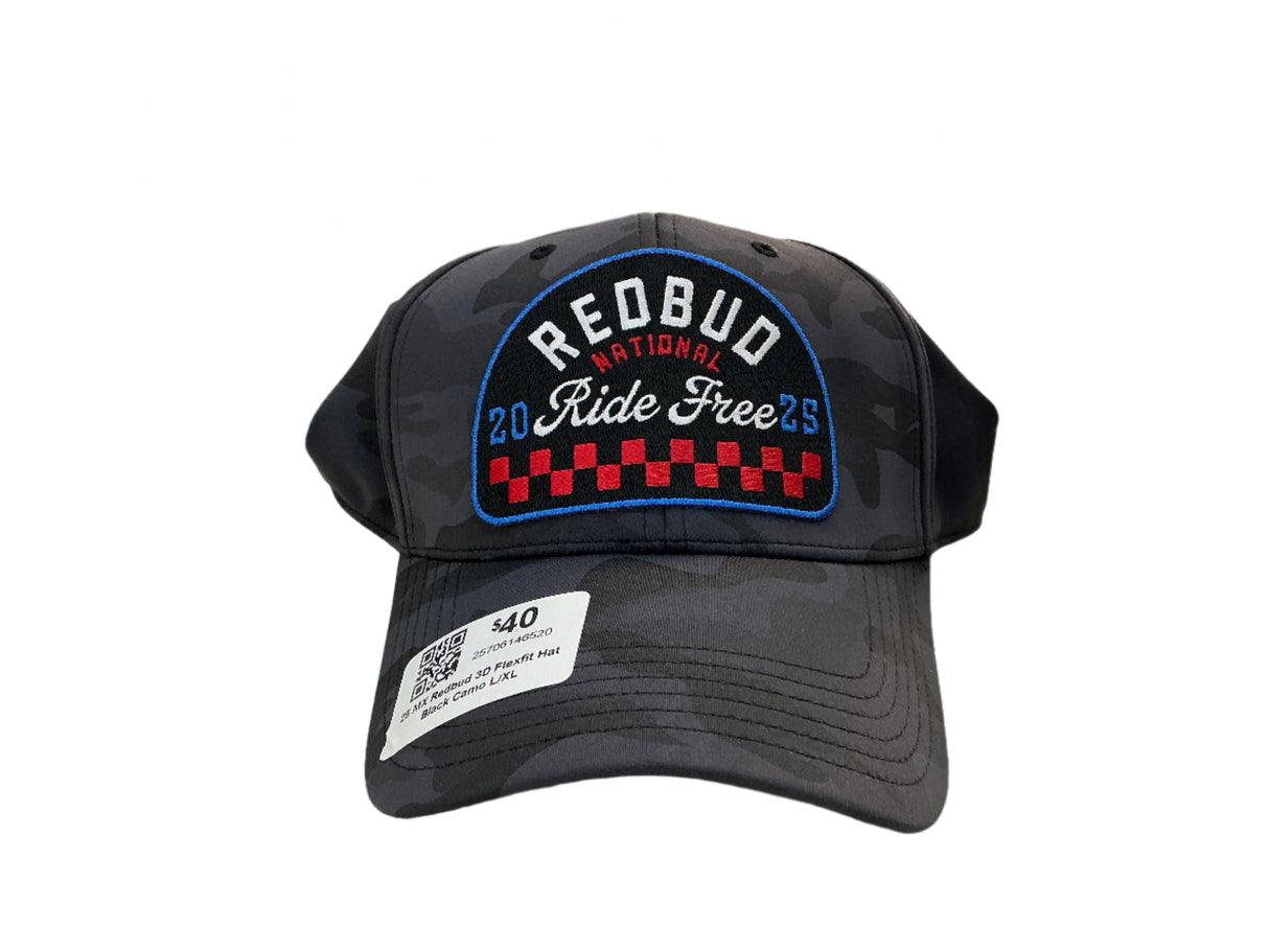 25 MX Redbud 3D Flexfit Hat