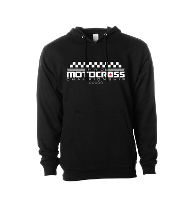 MX Series Men's Black Cotton Hoodie